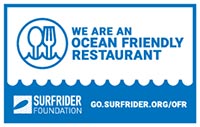 Surf Rider Foundation Ocean Friendly Restaurant