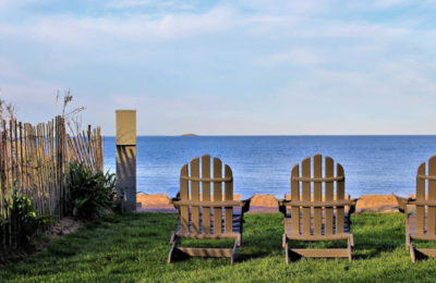 Adirondack Chairs Overlooking Long Island Sound